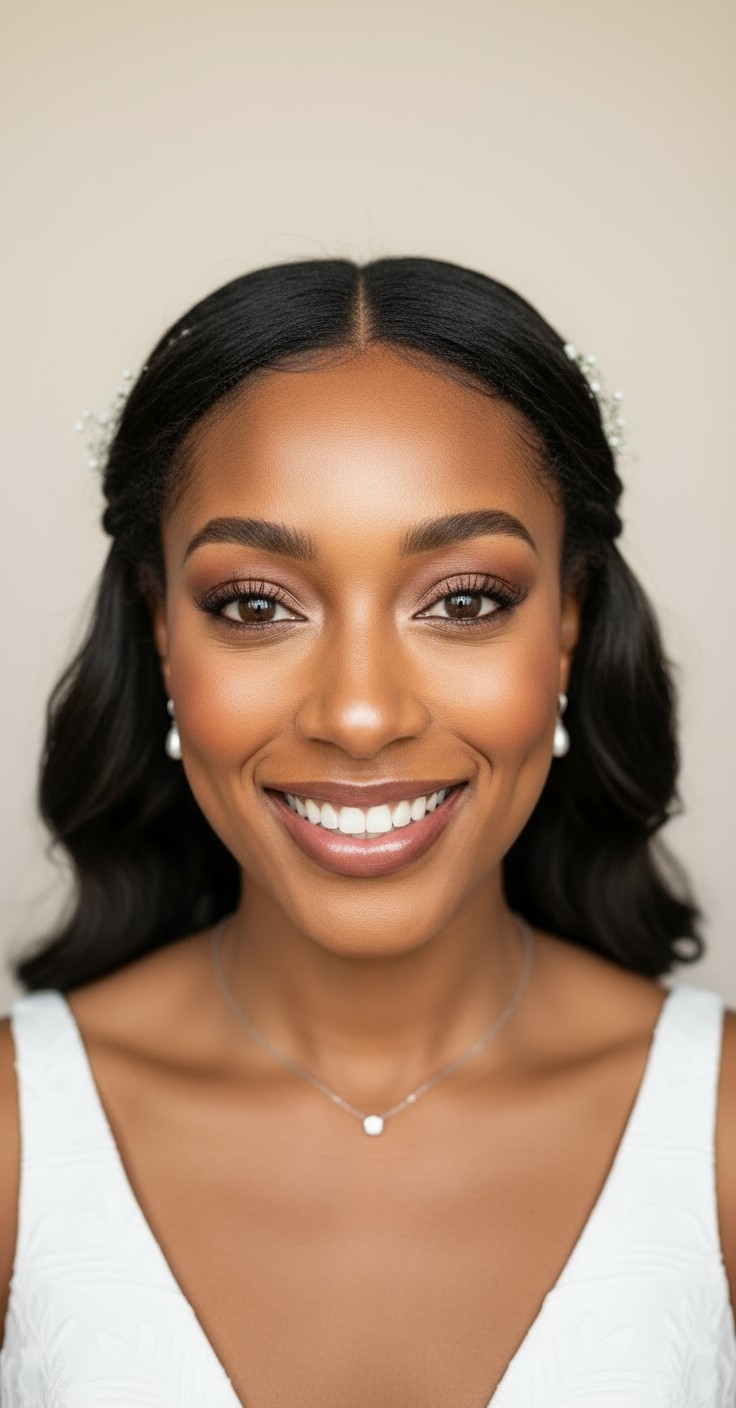 After Boho Bridesmaid Hair